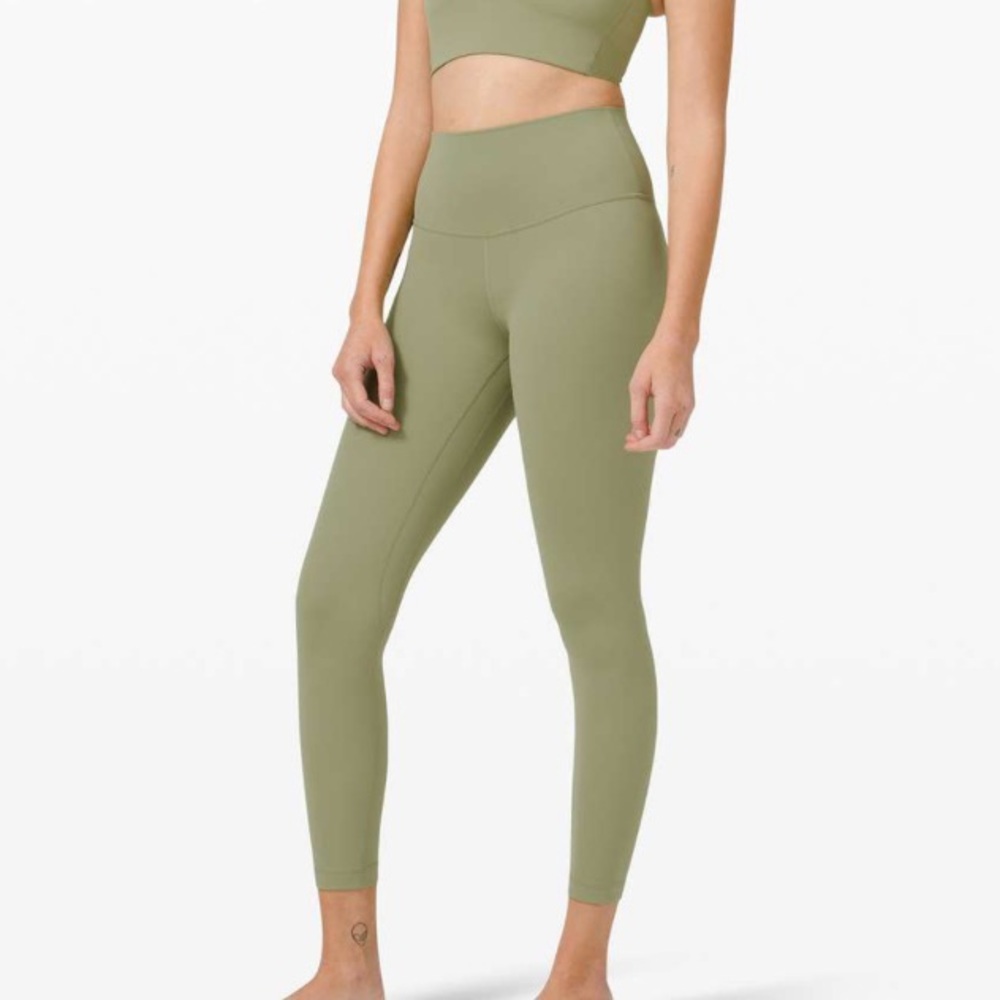 Lululemon Rosemary Green Align Pant 25" Size 2